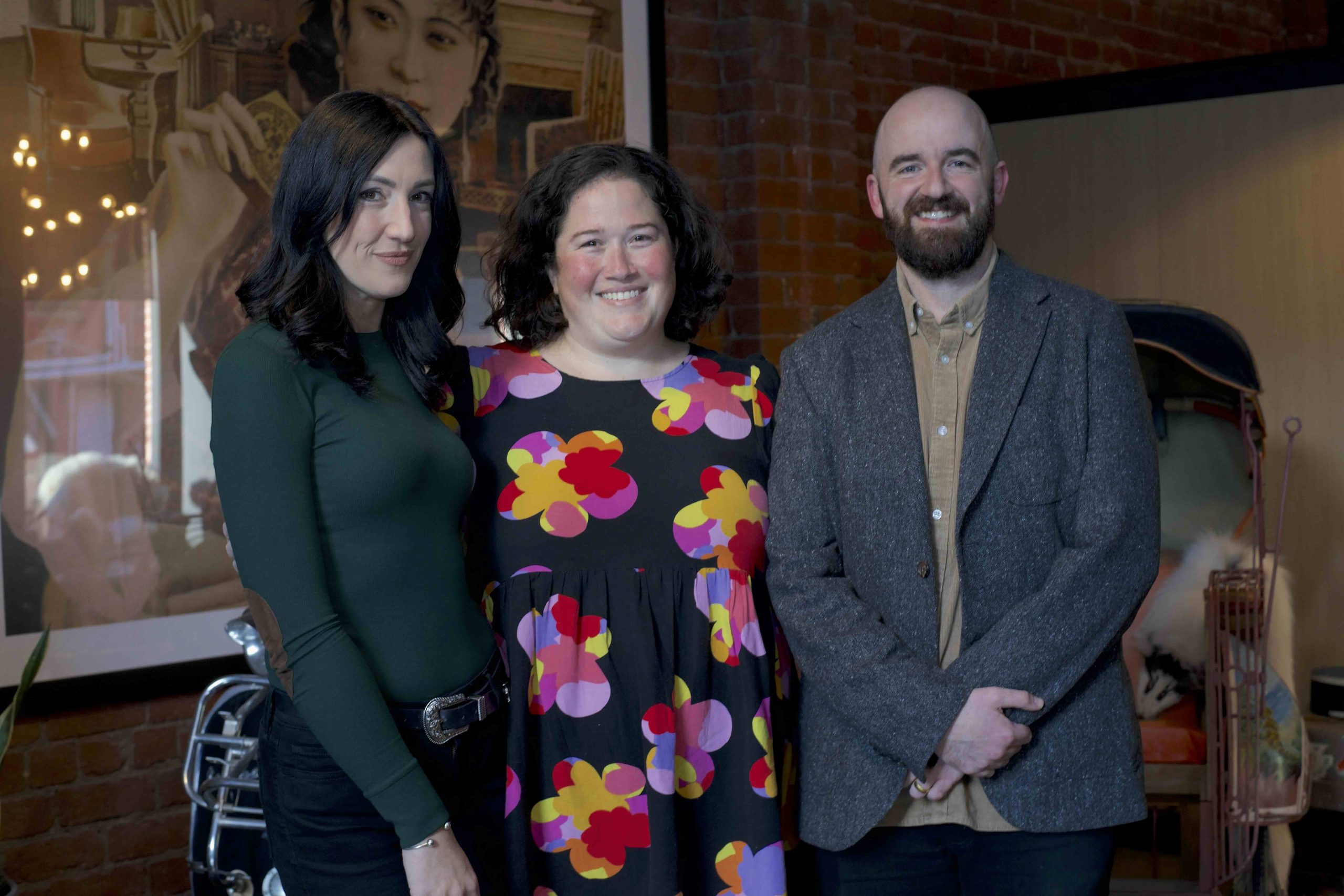 L-R: Sylvia Pickering, Claire Fenner, Rory Heffernan